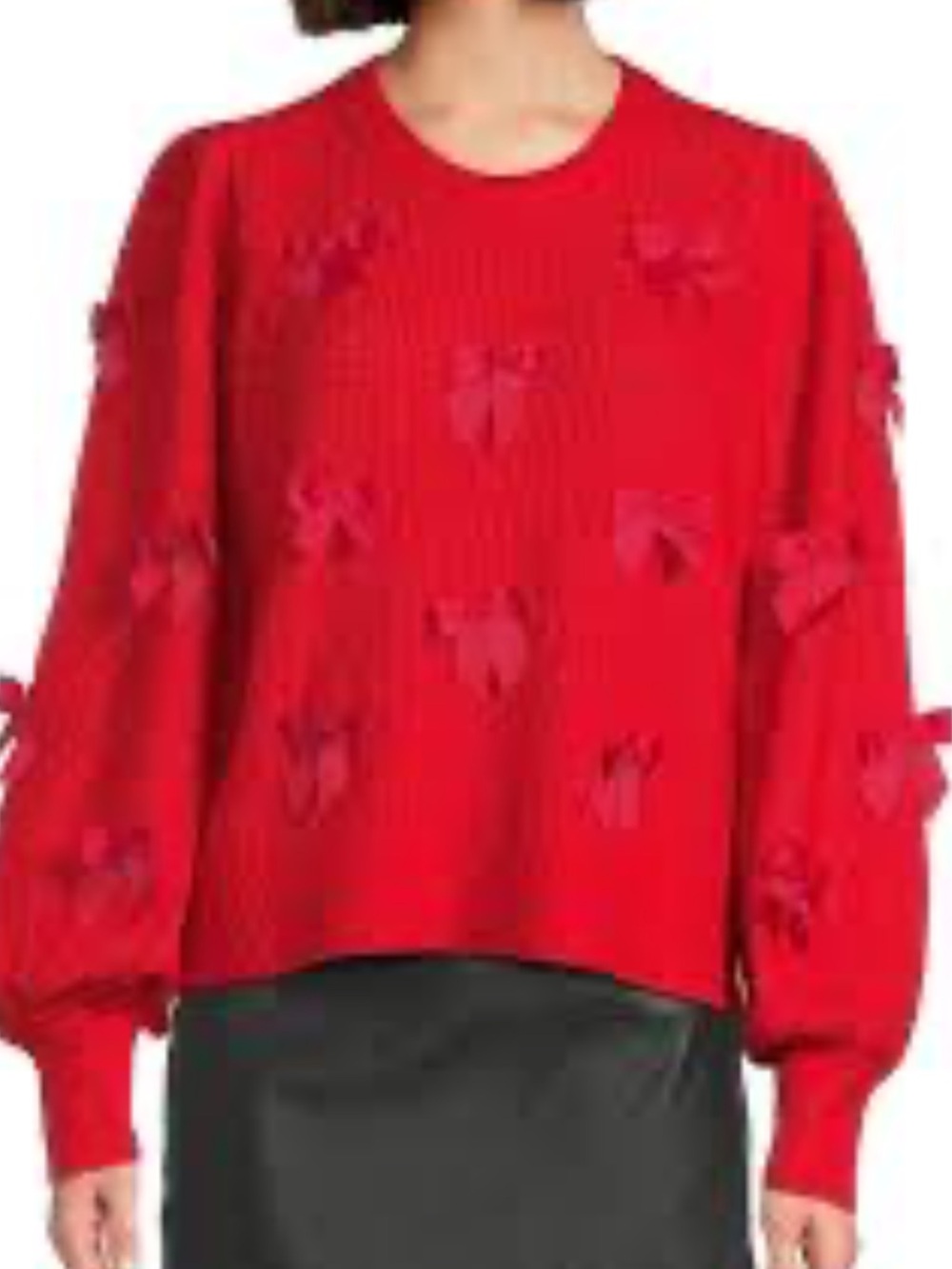 Lilly Pulitzer Zarie Sweater Heartherd
Cranberry Red Party Bows - Picture 2 of 12